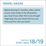 Travel Hacks 2026 Day-To-Day Calendar 9781524897994_3