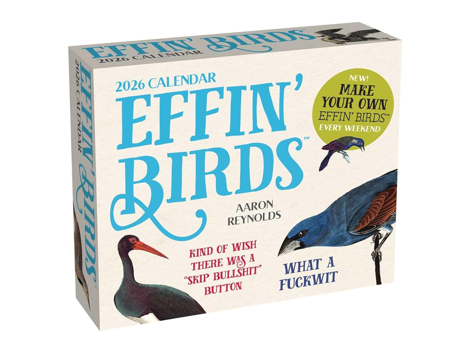 Effin' Birds 2026 Day-To-Day Calendar 9781524898007