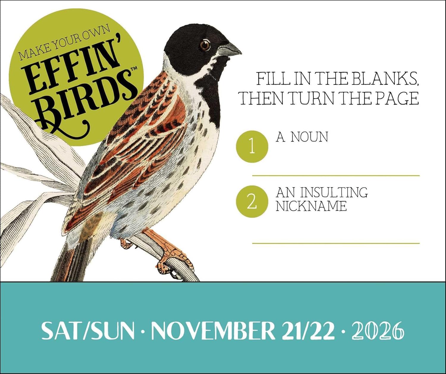 Effin' Birds 2026 Day-To-Day Calendar 9781524898007_3
