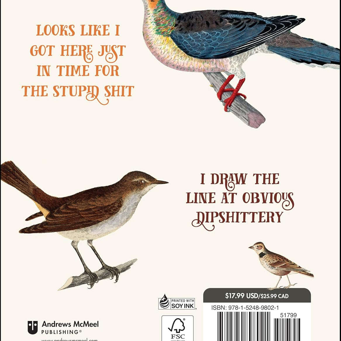 Effin' Birds 12-Month 2026 Monthly/Weekly Planner 9781524898021_1