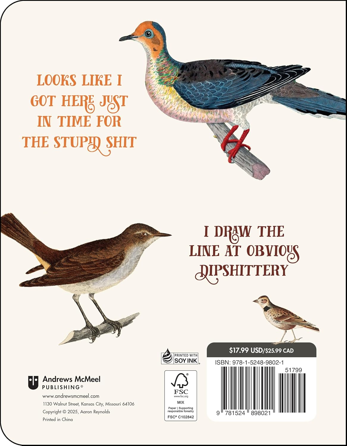 Effin' Birds 12-Month 2026 Monthly/Weekly Planner 9781524898021_1
