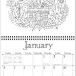 Johanna Basford's 2026 Coloring Wall Calendar 9781524898038_2