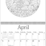 Johanna Basford's 2026 Coloring Wall Calendar 9781524898038_3