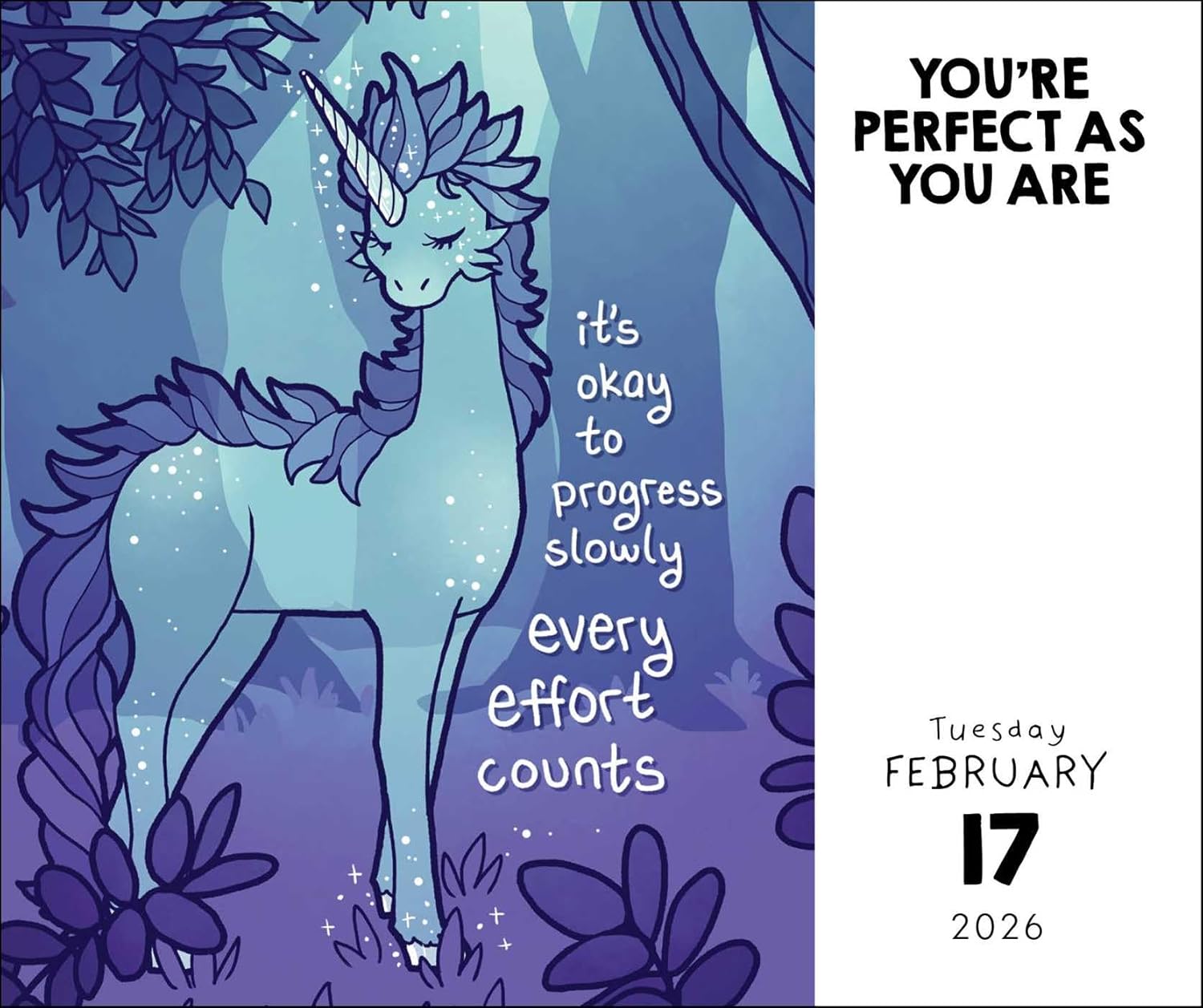 Take It From A Rainbow T-Rex, You're Perfect As You Are 2026 Day-To-Day Calendar 9781524898052_2