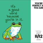 Take It From A Rainbow T-Rex, You're Perfect As You Are 2026 Day-To-Day Calendar 9781524898052_3