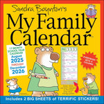 Sandra Boynton's 17-Month 2025-2026 My Family Wall Calendar 9781524898137