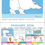 Sandra Boynton's Every Day's A Fabulous Holiday 2026 Wall Calendar 9781524898144_2
