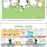 Sandra Boynton's Every Day's A Fabulous Holiday 2026 Wall Calendar 9781524898144_3