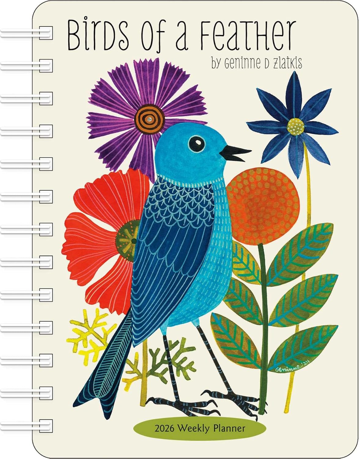 Birds Of A Feather 2026 Weekly Planner Calendar 9781524898151