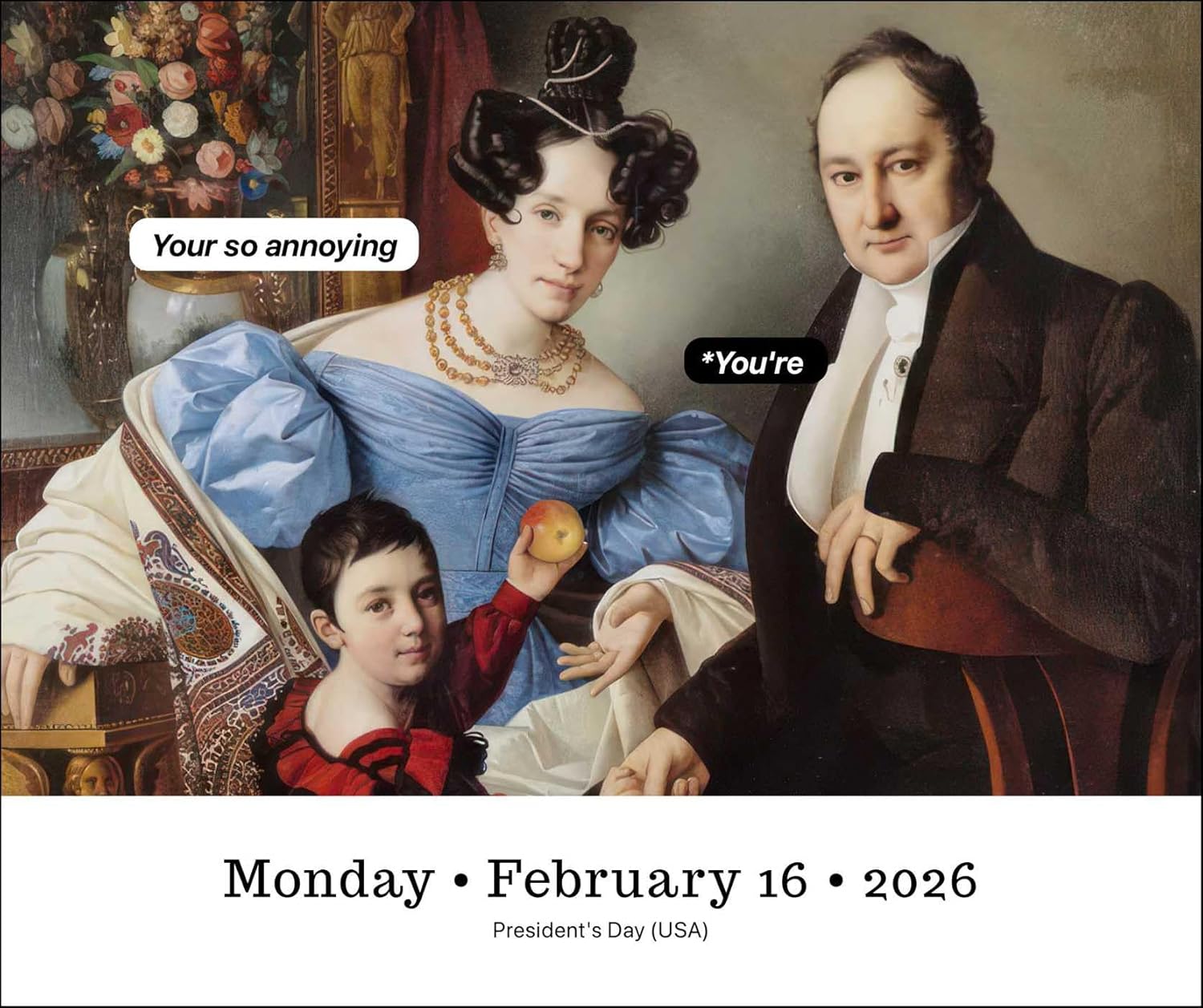 Punk History 2026 Day-To-Day Calendar: Classical Art, Modern Attitude 9781524898243_2