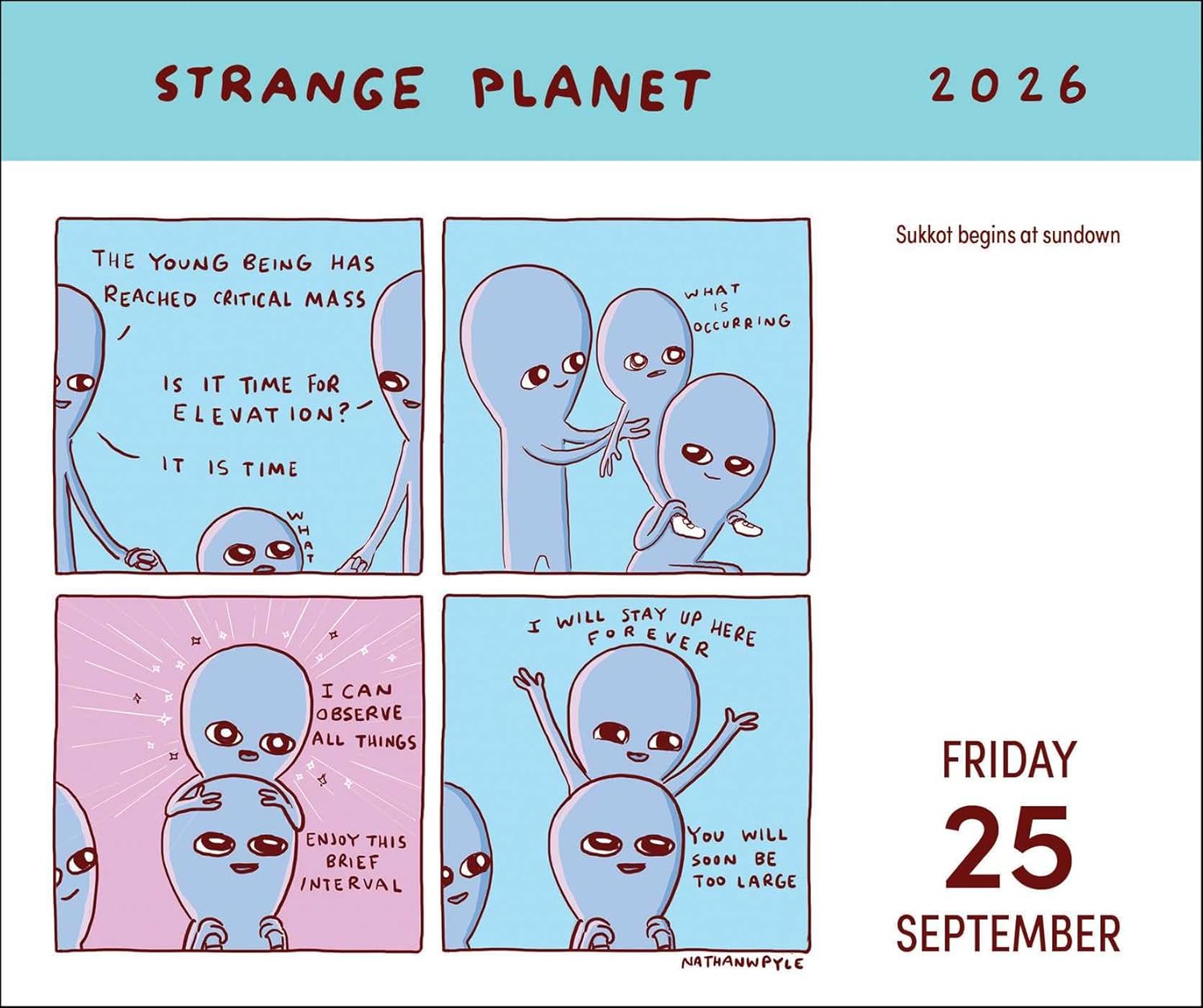 Strange Planet 2026 Day-To-Day Calendar 9781524898267_3