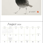 The Artful Crow 2026 Wall Calendar: Brush & Ink Watercolor Paintings 9781524898328_4