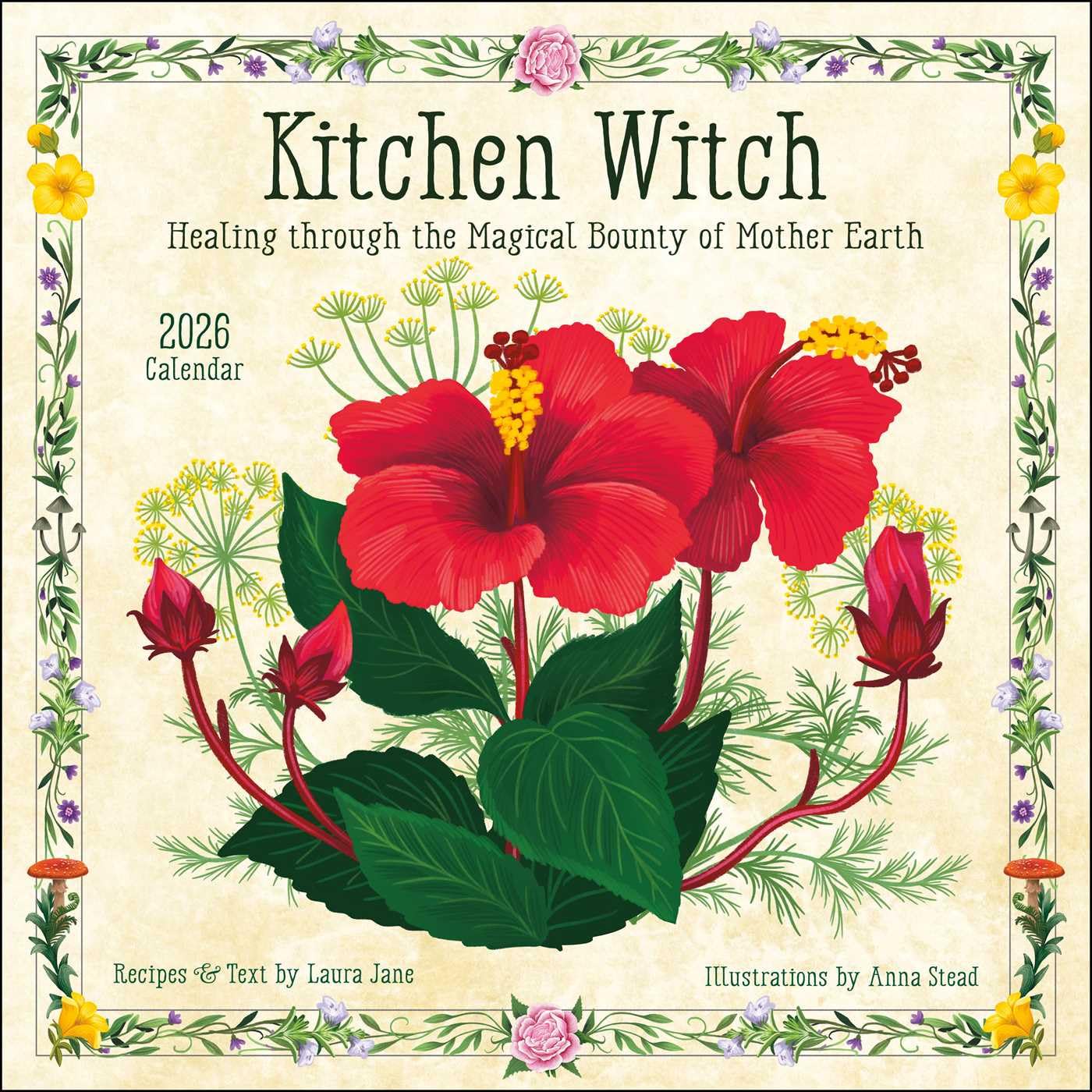 Kitchen Witch 2026 Wall Calendar 9781524898366