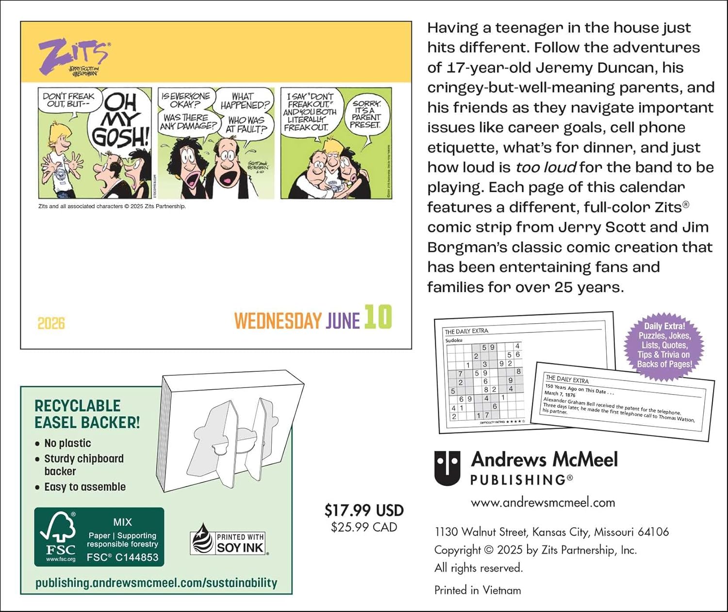 Zits 2026 Day-To-Day Calendar 9781524898489_1