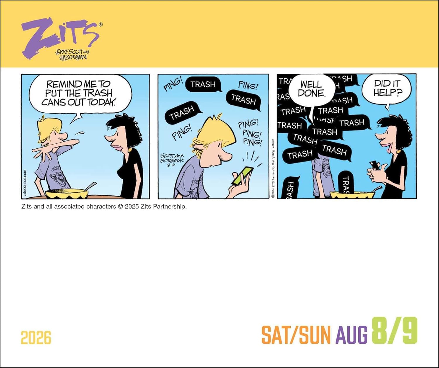 Zits 2026 Day-To-Day Calendar 9781524898489_4