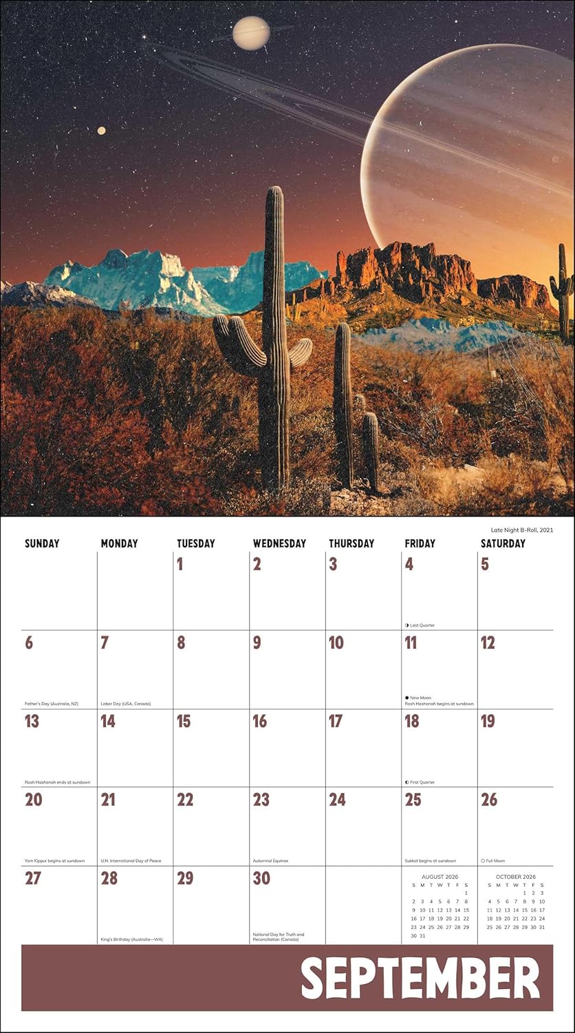 Imaginary Realms 2026 Deluxe Wall Calendar 9781524898670_4
