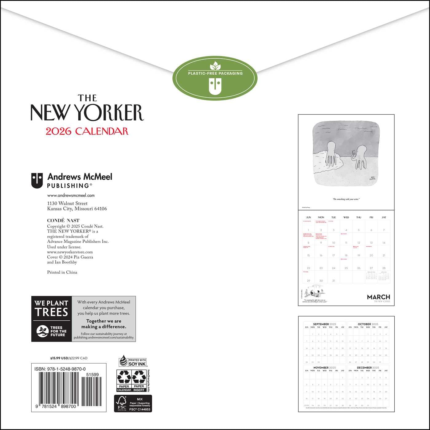 Cartoons From The New Yorker 2026 Wall Calendar 9781524898700_1