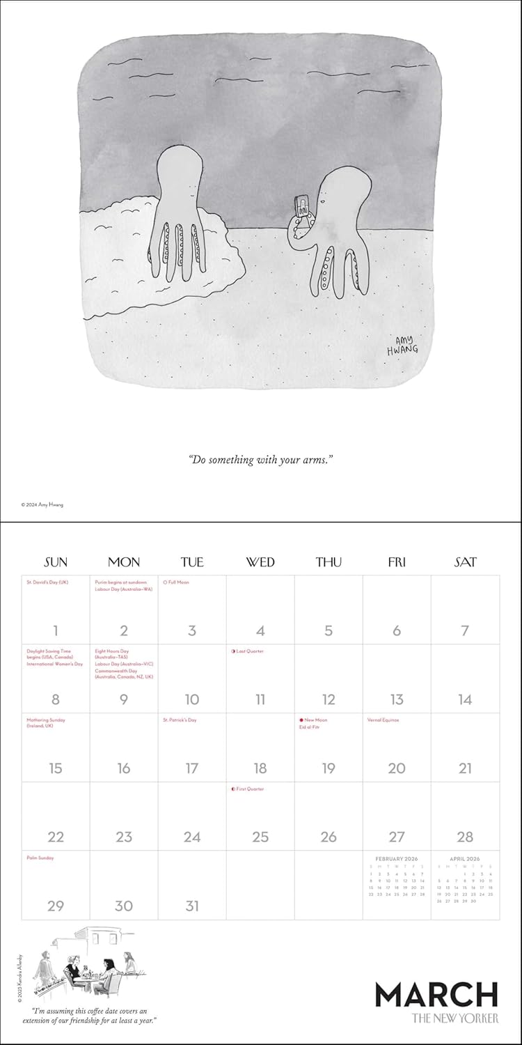 Cartoons From The New Yorker 2026 Wall Calendar 9781524898700_2