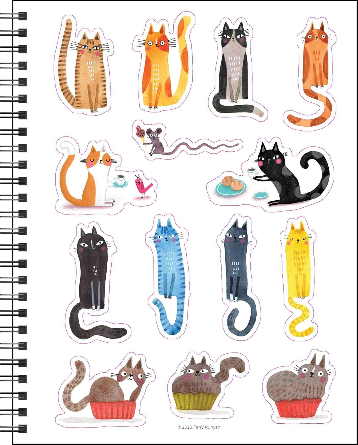 Feline 12-Month 2026 Monthly/Weekly Planner Calendar 9781524898854_5
