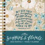 Scriptures And Florals 12-Month 2026 Hardcover Monthly/Weekly Planner Calendar 9781524899011