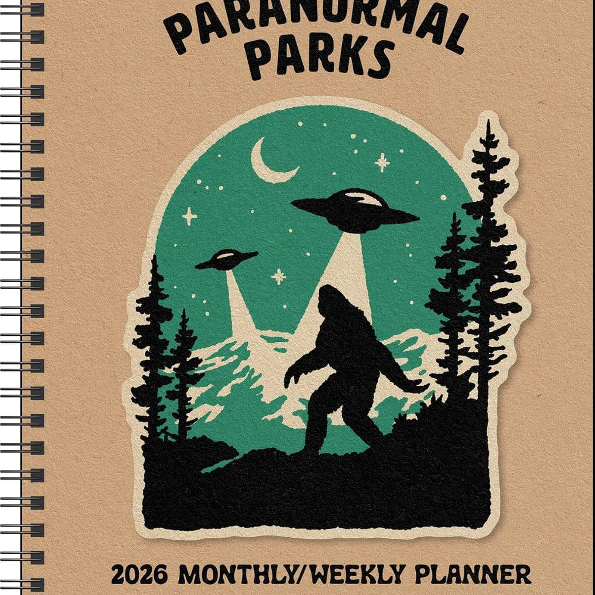 Paranormal Parks 12-Month 2026 Monthly/Weekly Planner 9781524899103
