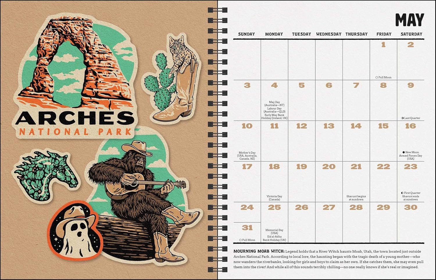 Paranormal Parks 12-Month 2026 Monthly/Weekly Planner 9781524899103_2