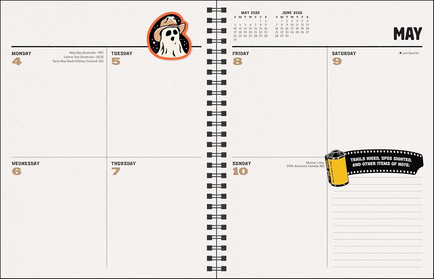 Paranormal Parks 12-Month 2026 Monthly/Weekly Planner 9781524899103_3