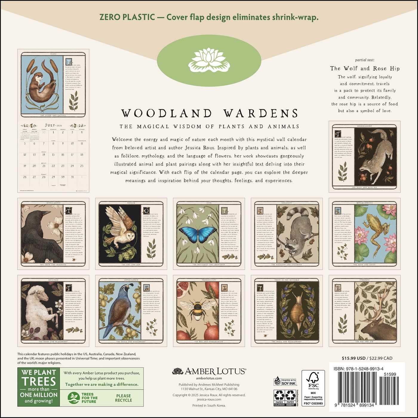 Woodland Wardens 2026 Wall Calendar 9781524899134_1