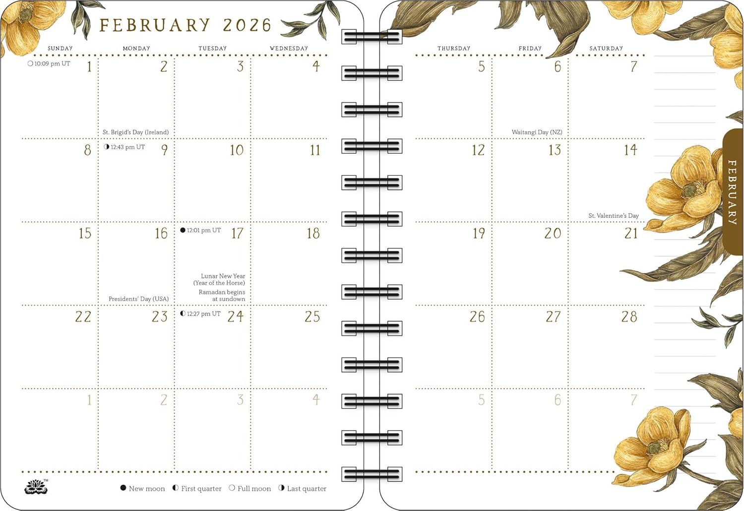 Woodland Wardens 2026 Weekly Planner 9781524899141_3