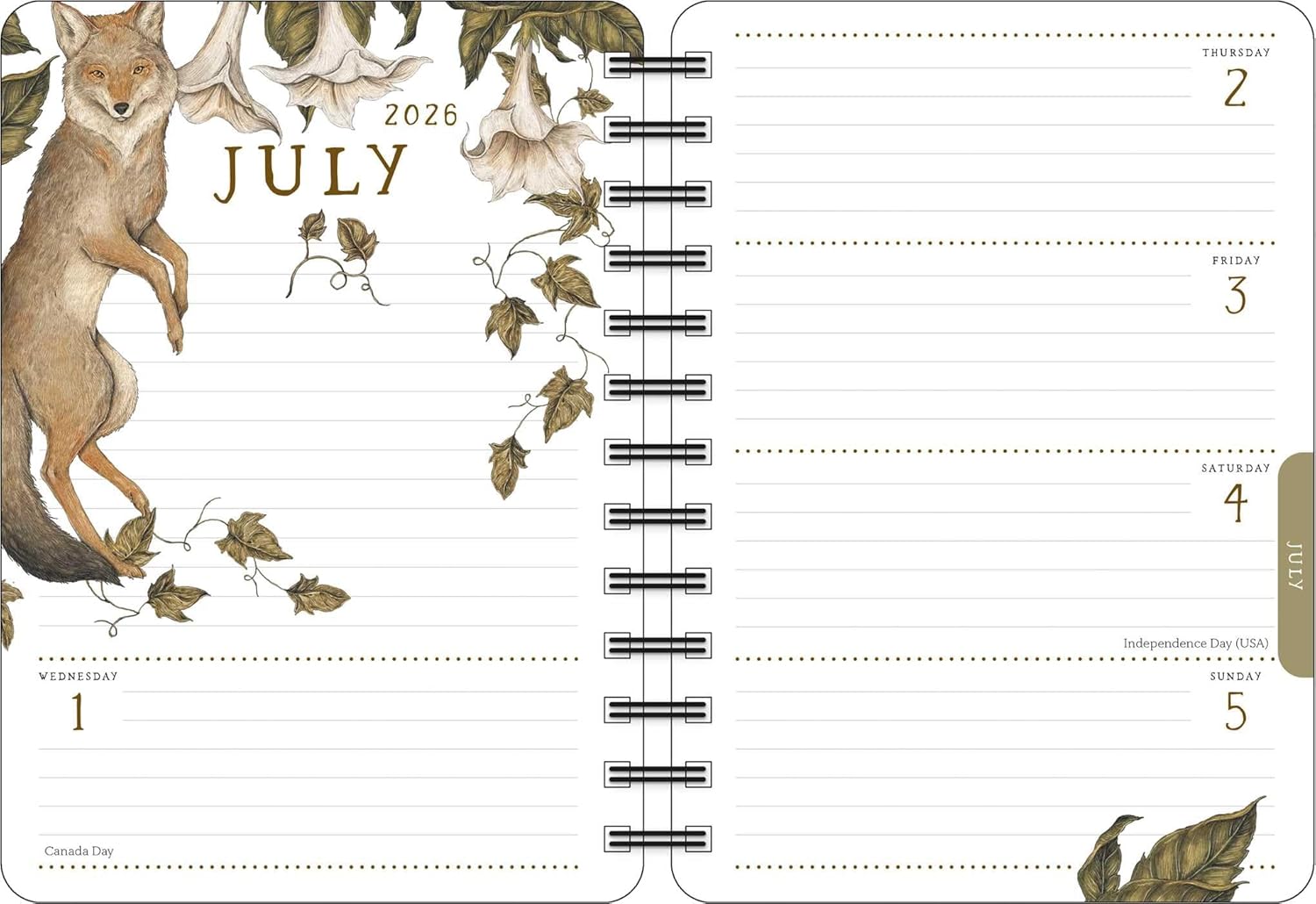 Woodland Wardens 2026 Weekly Planner 9781524899141_4