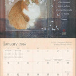 Zen Cat 2026 Wall Calendar 9781524899158_2