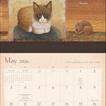 Zen Cat 2026 Wall Calendar 9781524899158_3