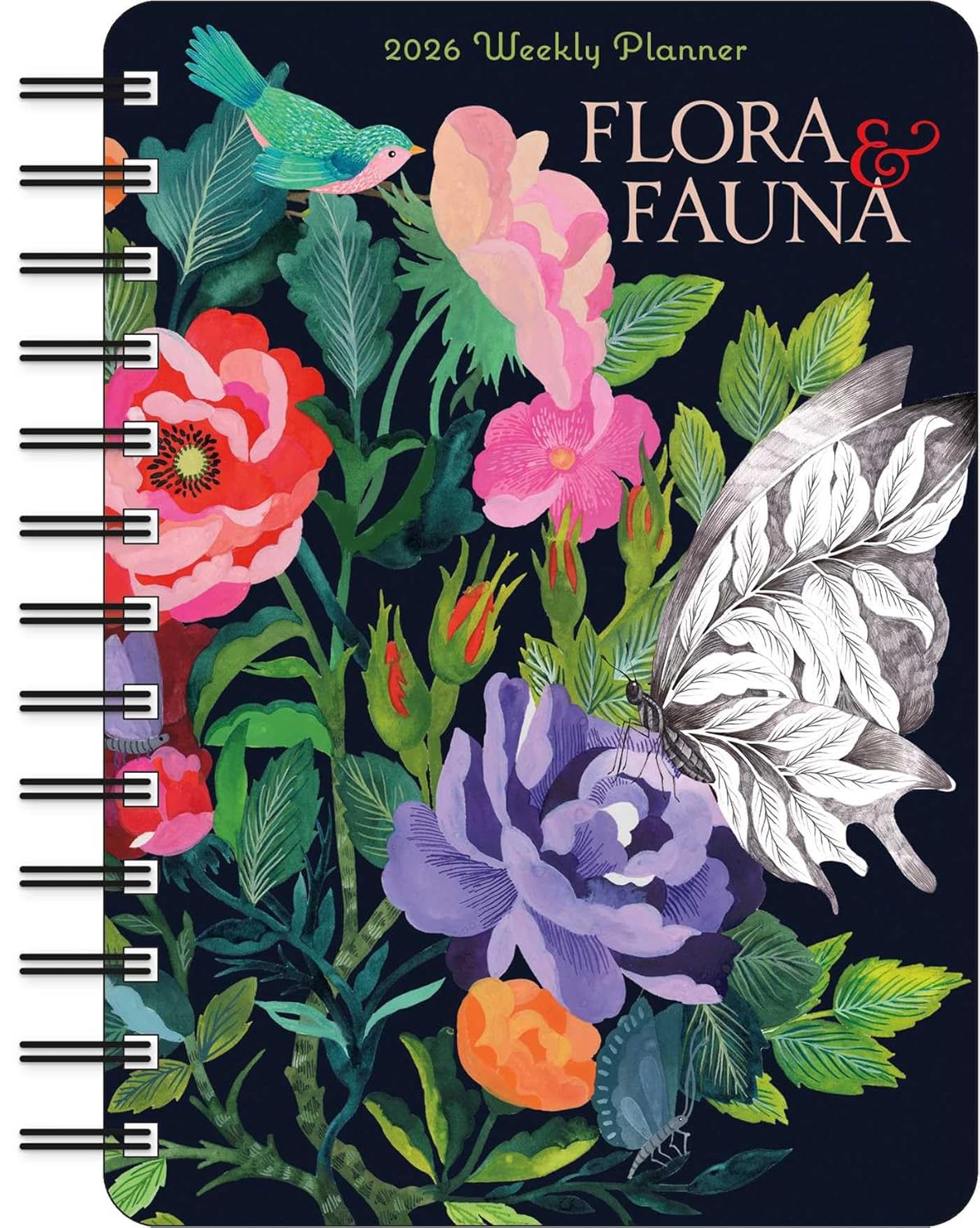 Flora & Fauna 2026 Weekly Planner Calendar 9781524899196