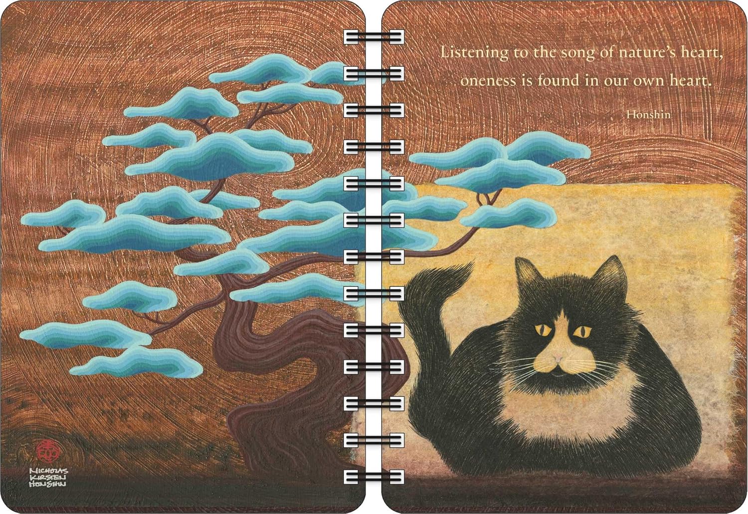 Zen Cat 2026 Weekly Planner Calendar 9781524899301_2