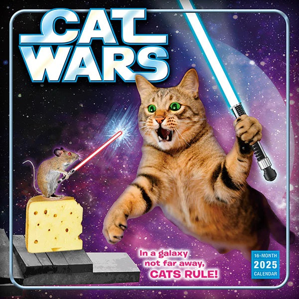 Cat Wars 2025 Wall Calendar - Rsvp/Sellers Publishing 9781531939687