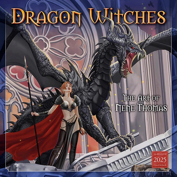Dragon Witches 2025 Wall Calendar - Rsvp/Sellers Publishing 9781531939779