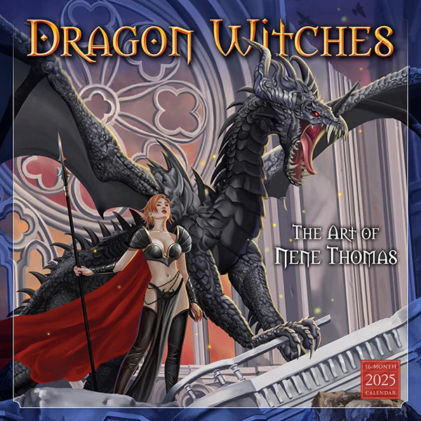 Dragon Witches 2025 Wall Calendar - Rsvp/Sellers Publishing 9781531939779