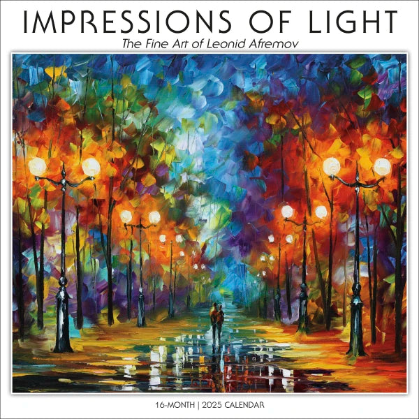 Impressions Of Light 2025 Wall Calendar - Rsvp/Sellers Publishing 9781531939885
