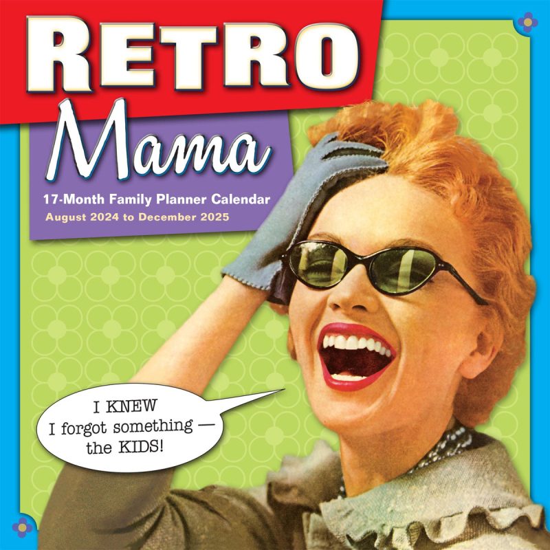 Retro Mama 2025 Wall Planner Calendar - Rsvp/Sellers Publishing 9781531940744