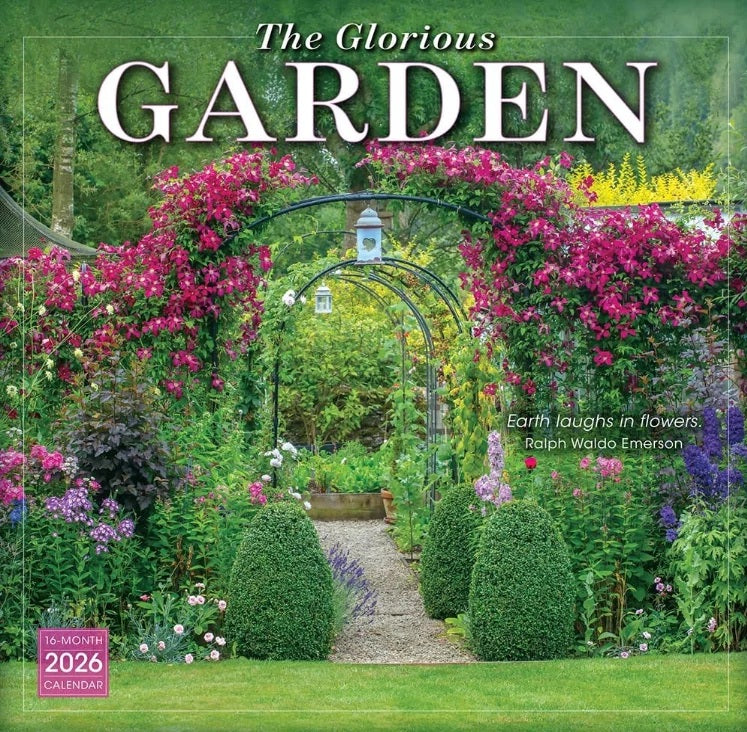 2026 The Glorious Garden 12X12 Wall Calendar - Nichols. Clive 9781531943271