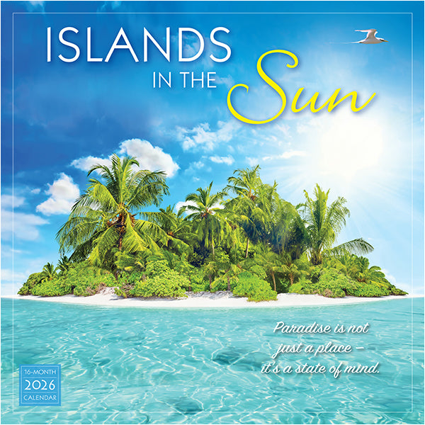 2026 Islands In The Sun 12X12 Wall Calendar 9781531943325