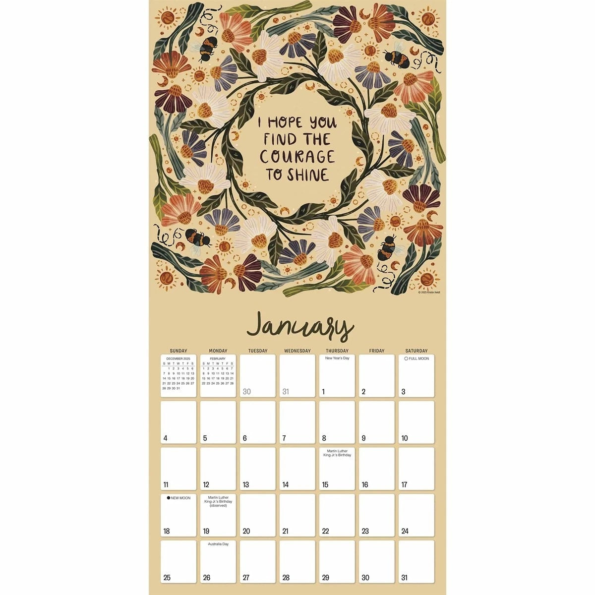 2026 Nature And Hope 12X12 Wall Calendar - Heldt. Kristin 9781531943370_1abb0246-7bb2-4d80-95e7-40375031dc7b