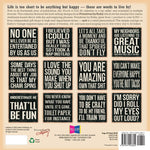 2026 Words To Live By 7X7 Mini Wall Calendar - Primitives By Kathy 9781531943844