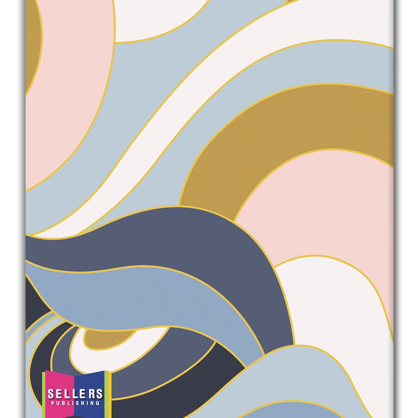 2025-2027 2-Year+ Swirly Waves Pocket Planner 9781531944445
