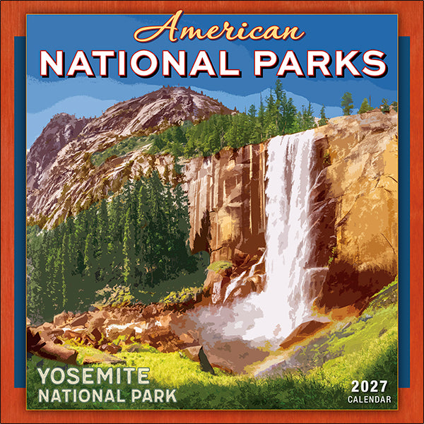 2027 American National Parks Wall Calendar 12X12 20 9781531961015