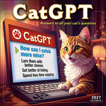 2027 CatGPT Wall Calendar 12X12 20 9781531961152