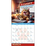 2027 CatGPT Wall Calendar 12X12 20 9781531961152_1