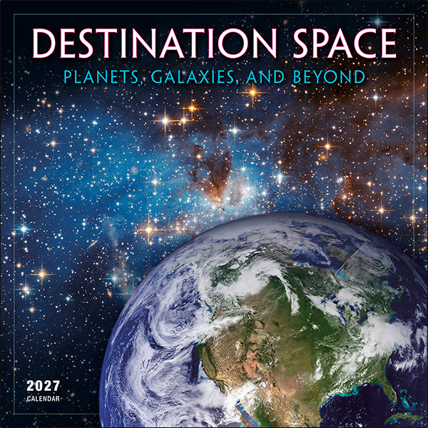 2027 Destination Space Wall Calendar 12X12 20 9781531961176