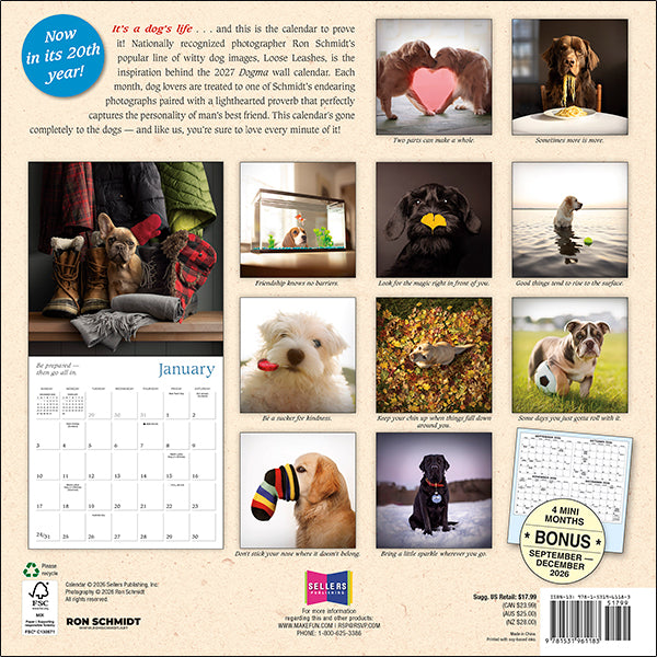 2027 Dogma: A Dog'S Guide To Life Wall Calendar 12X12 20 9781531961183_c7548929-cbd5-4f78-a9b4-6f336705955c