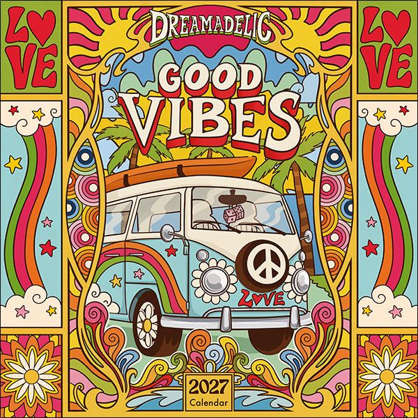 2027 Dreamadelic Wall Calendar 12X12 20 9781531961213